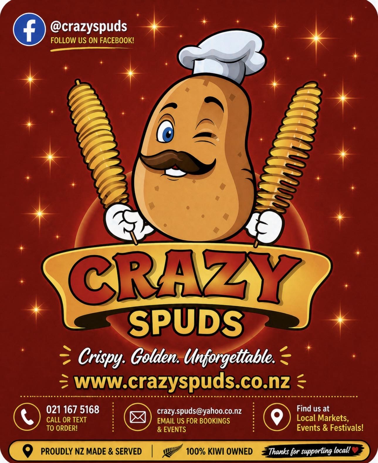 Crazy Spuds info